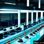 Home 18 기계설계기사와 제조공정 설계 사례 - A highly detailed industrial manufacturing factory scene in Pakistan, showcasing advanced automated ...